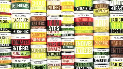 Rosapark pour Monoprix - supermarché, «L'arc-en-ciel Monoprix» - novembre 2014