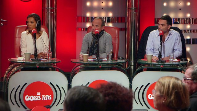 Caroline Diament en statue dans Les Grosses Têtes