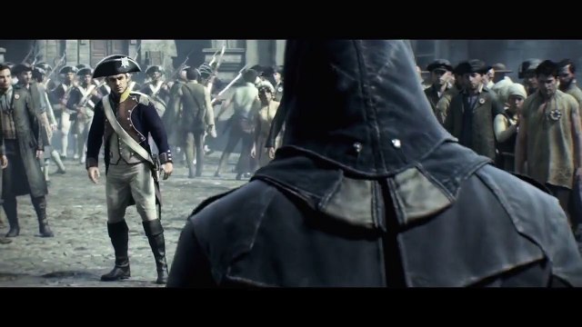 Sid Lee Paris pour Ubisoft - jeu vidéo Assassin's Creed Unity, «Une goutte, acunity-unite.com» - octobre 2014 - français anglais