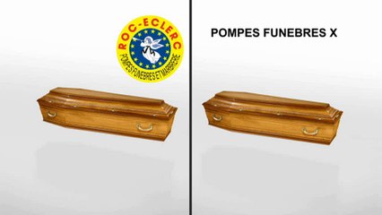 Roc Eclerc - pompes funèbres - octobre 2009 - "Parce que la vie est déjà assez chère !", cercueil