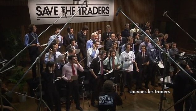 Volkswagen - opération trafic, voiture Golf - juin 2009 - Ouvre ton coeur à un trader , Save the traders