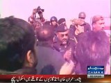 Protest against Imran Khan visit Peshawar School