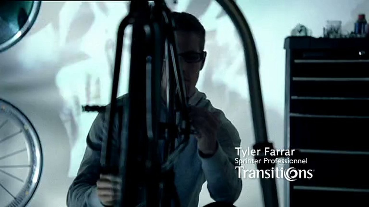 Transitions Optical - verres de lunettes - avril 2010 - "Tyler Farrar"
