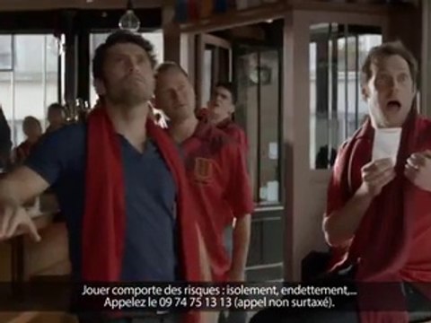 Young & Rubicam Paris pour FDJ - paris sportifs Parions Sport, «Parions sport, avec Bixente Lizarazu» - juin 2014 - match