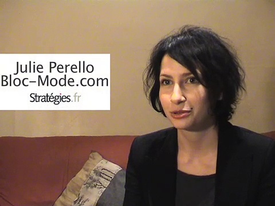 Semaine de la publicité - Paroles de blogueurs - février 2009 - numéro 8, avec Julie Perello de Bloc-Mode.com