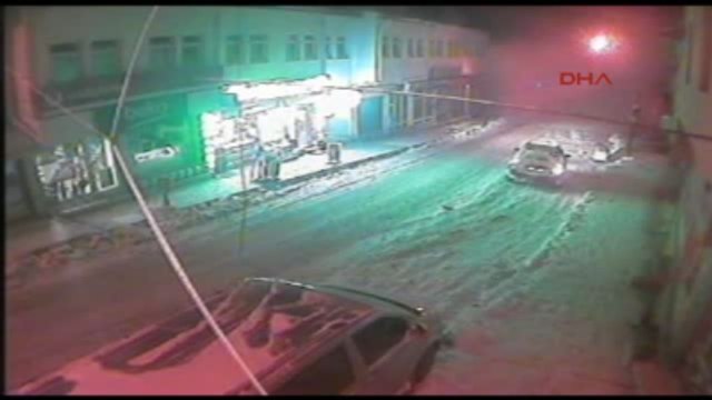 Çorum Mecitözü'nde Kalorifer Kazanı Patlama Anı Kameralara Böyle Yansıdı