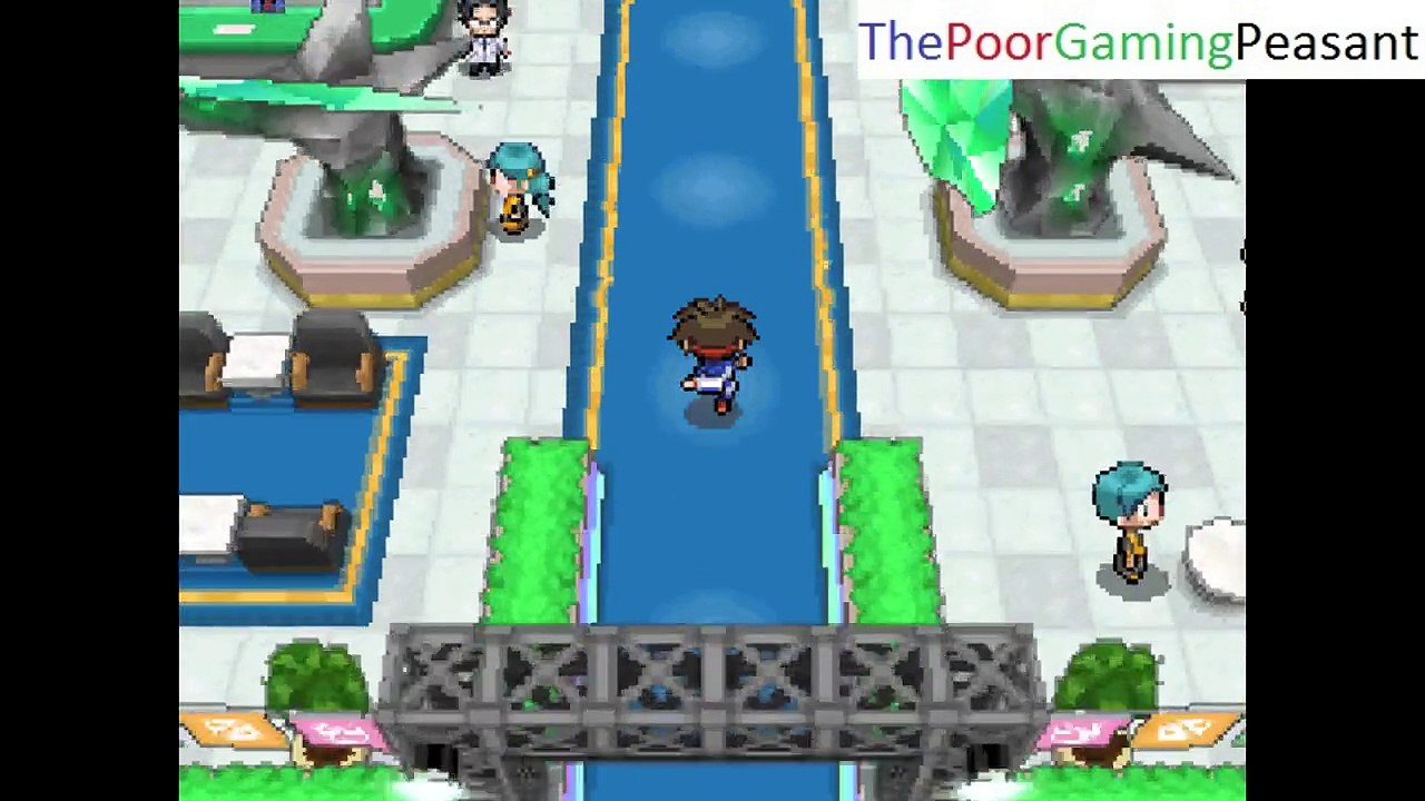 Celadon City Grass Type Pokemon Gym Leader Erika VS Ash In A Pokemon Volt White 2 Pokemon Battle