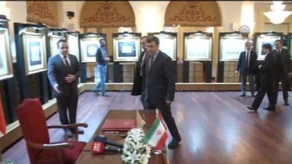 Bakan Yılmaz, Mahmut Vaizi ile Mutabakat Zaptı İmzaladı