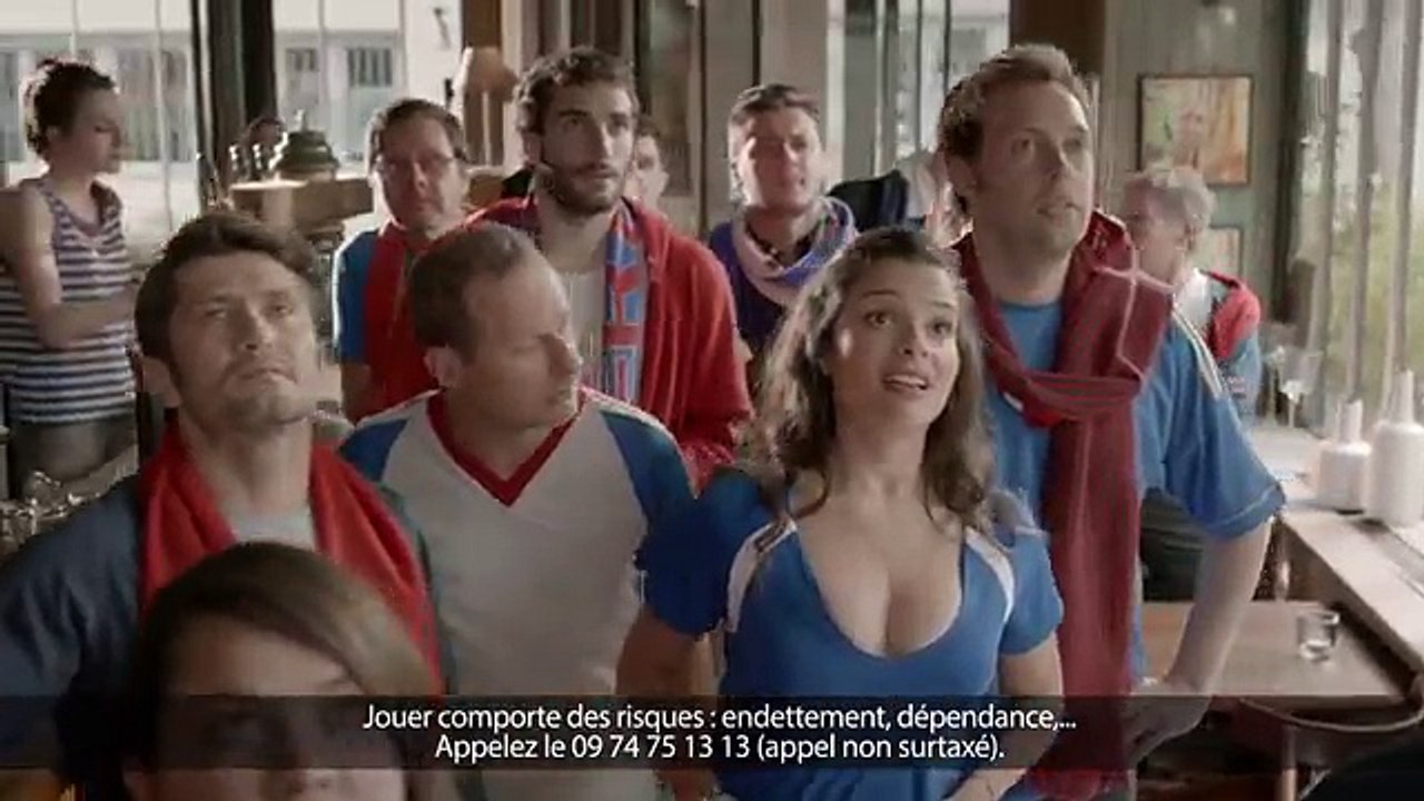 Young & Rubicam Paris pour FDJ - paris sportifs Parions Sport, «Parions sport, avec Bixente Lizarazu» - juin 2014 - décolleté