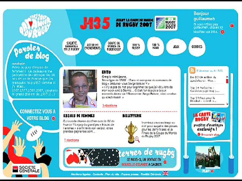 Société Générale - Coupe du Monde de rugby 2007