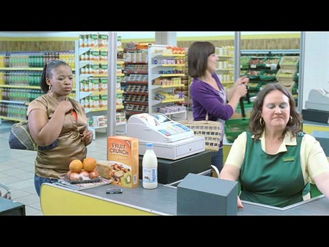 Stimorol (Cadbury) - chewing gum Stimorol Infinity - novembre 2010 - Infinity Chewing gum , caissière