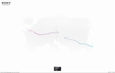 Sony - appareil photo, "Panoramic Story" - décembre 2010