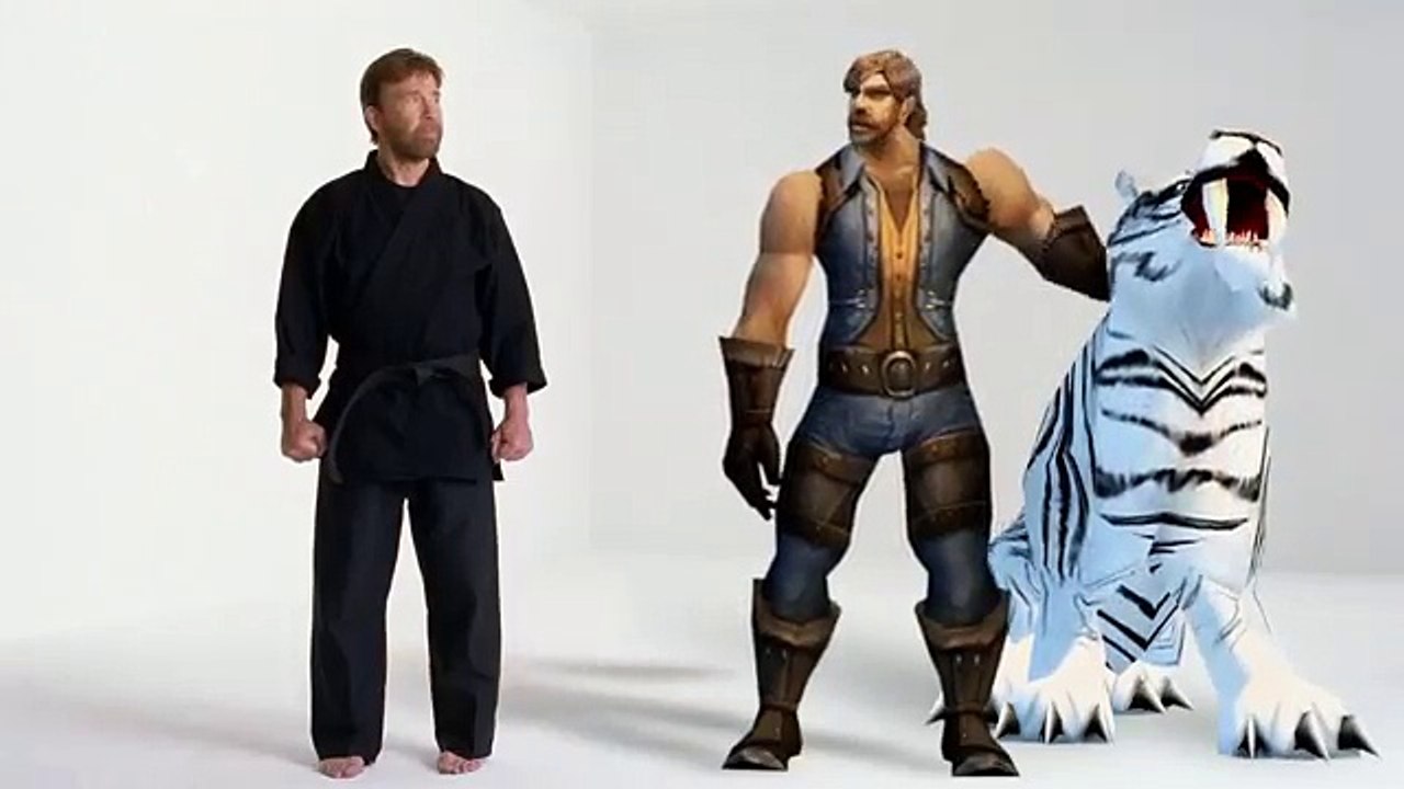 World of Warcraft (Blizzard Entertainment) - jeu vidéo, "Chuck Norris, chasseur" - novembre 2011