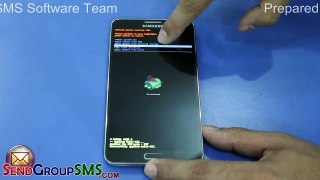 Samsung Galaxy Note 3 Phone performing Hard Reset