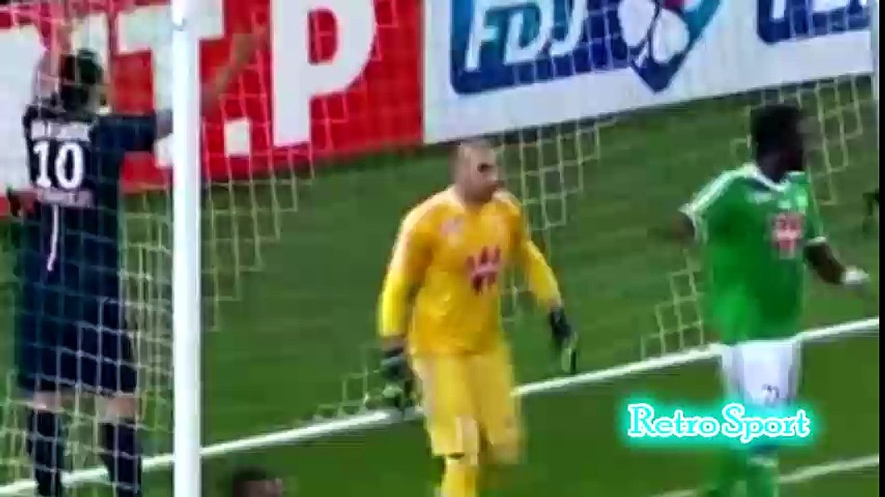 Saint Etienne vs PSG 0-1 All Goals Highlights Coupe De La Ligue 2014 - 2015