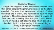 Triple Crescent Moon Goddess Rainbow Moonstone Ring Sterling Silver Wicca Pagan Jewelry (sz 4-15) Review