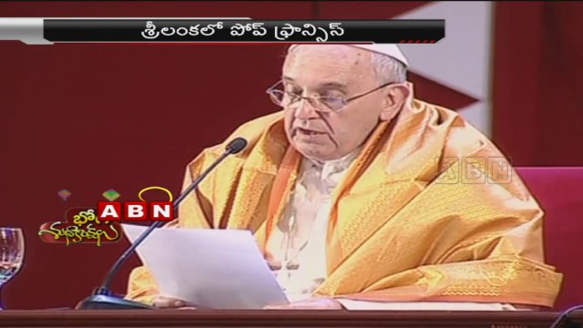 Pope in Sri Lanka : Huge crowds for Colombo Mass