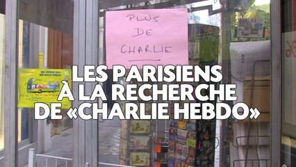 Les parisiens à la recherche de «Charlie Hebdo»