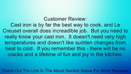 Le Creuset Enameled Cast-Iron 14-1/4-Inch Woks Review