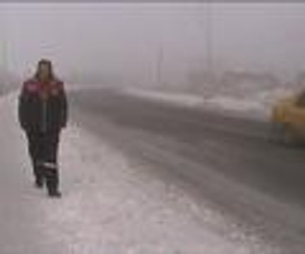 Ardahan'da soğuk hava kaş ve kirpikleri bile dondurdu