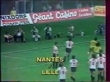 F.C Nantes - Lille OSC 1-1 - Coupe de France saison 1982-1983