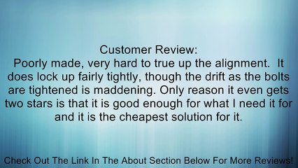 Tilt & Swivel Milling Vise 4" Jaw Width Locking Review
