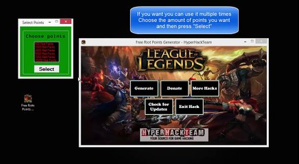 League of Legends - Riot Points Generator 2015 New Method