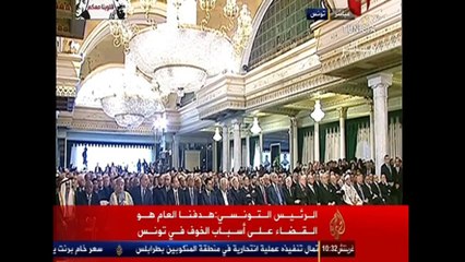 كلمة السبسي بمناسبة ذكرى الثورة التونسية