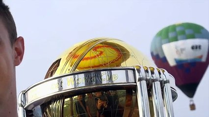 ICC World Cup Trophy Floats To New Heights in Canberra