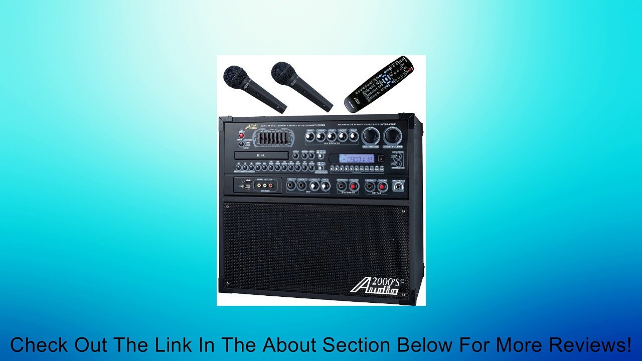 Audio2000'S AKJ780E Portable Karaoke System Review