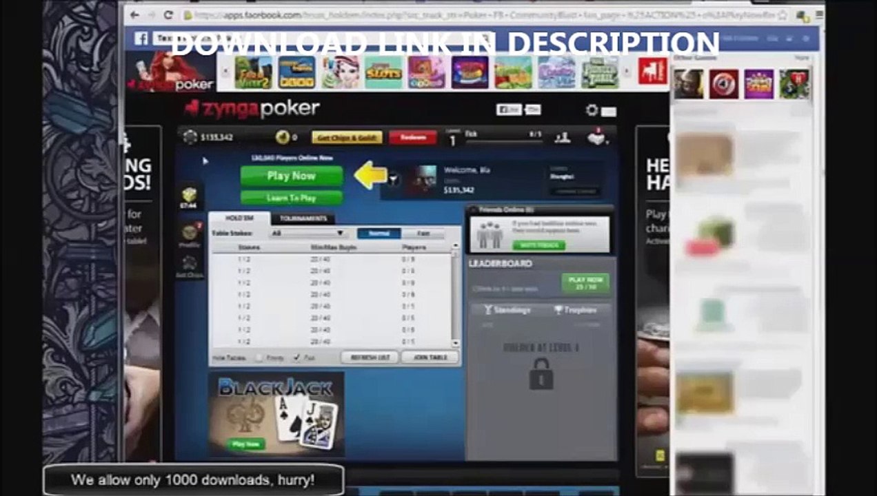 Zynga Poker Hack tool 2015 download no surveys no passwords