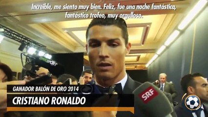 Cristiano Ronaldo ganó el Balón de Oro 2014