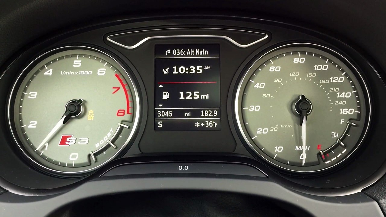 2015 Audi S3 launch control 0 to 60!!