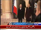 Denmark Prime Minister (PM) Helle Thorning-Schmidt fell from the stairs of the French Elysee palace