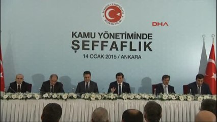 7davutoğlu Kamu Yönetiminde Şeffaflık ile İlgili Açıklamalarda Bulundu