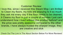 The Sharper Image Electronic Floor Steam Mop with Super absorbent pads And Carpet Glide Review