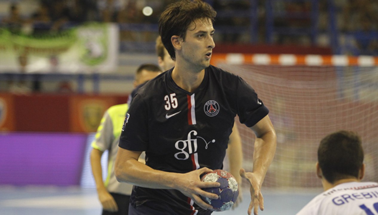 Marko Kopljar, a Paris first team regular, in Qatar for the World Handball Championship.