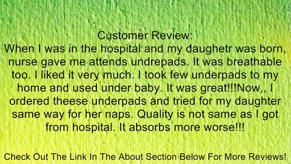 Attends SuperSorb Breathable Underpads, Max Strength Purple, 30x36, Pack/5 Review