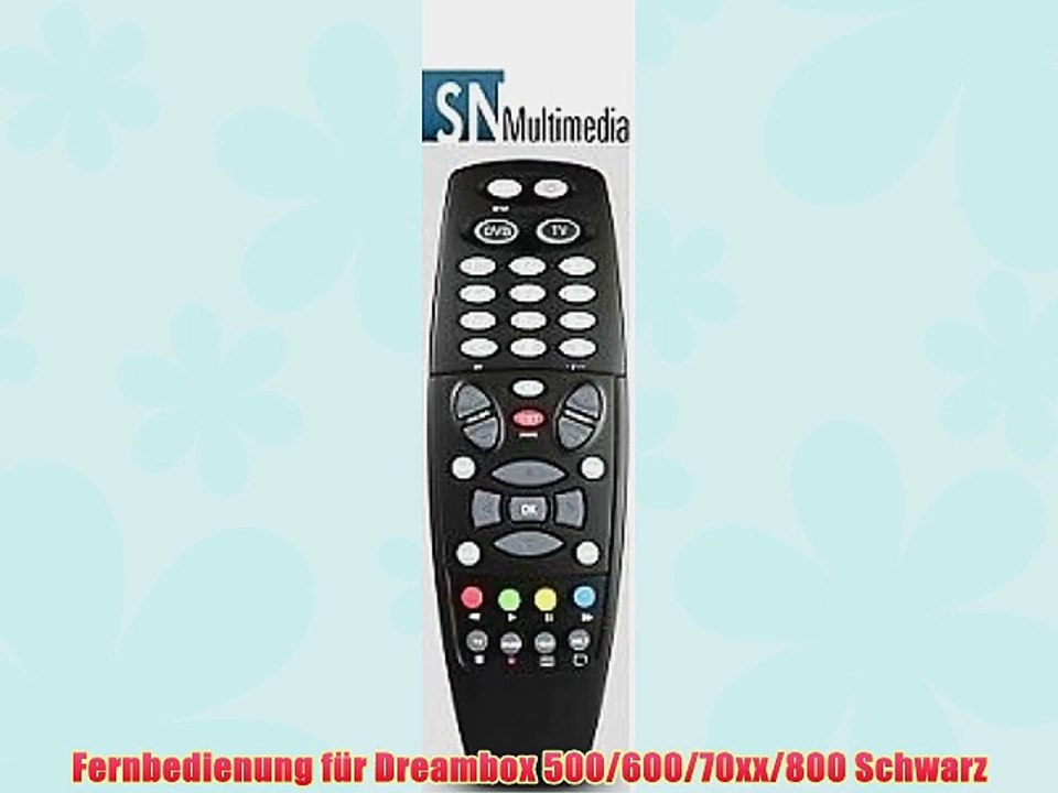 Fernbedienung f?r Dreambox 500/600/70xx/800 Schwarz