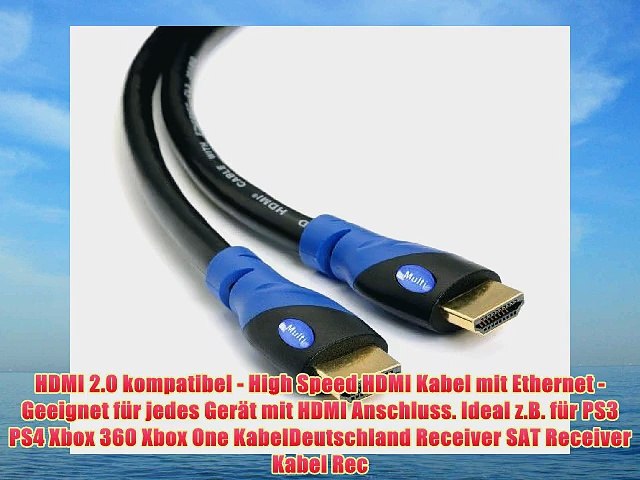 MultiKabel- High Speed HDMI Kabel mit Ethernet (7.5m)- 1.4a- unterst?tzt Full HD 3D
