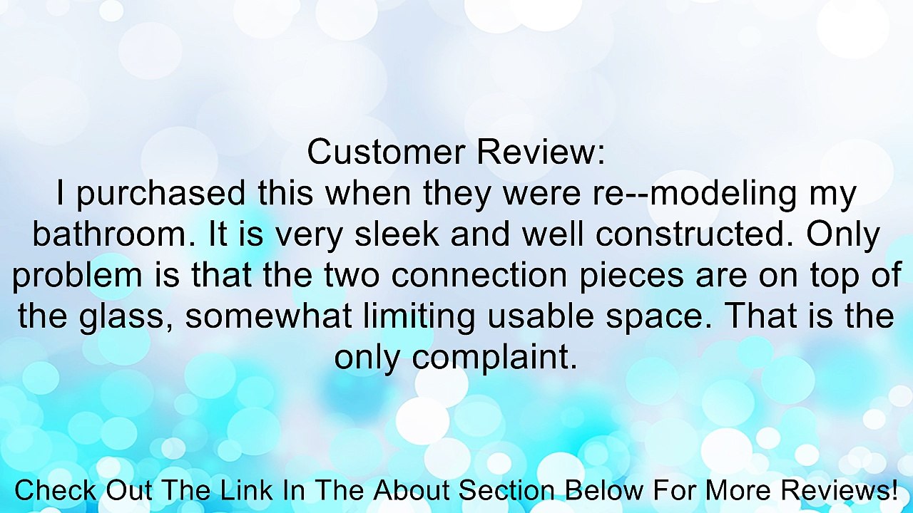 Kohler K-10563-2BZ Devonshire Glass Shelf, Oil Rubbed Bronze Review