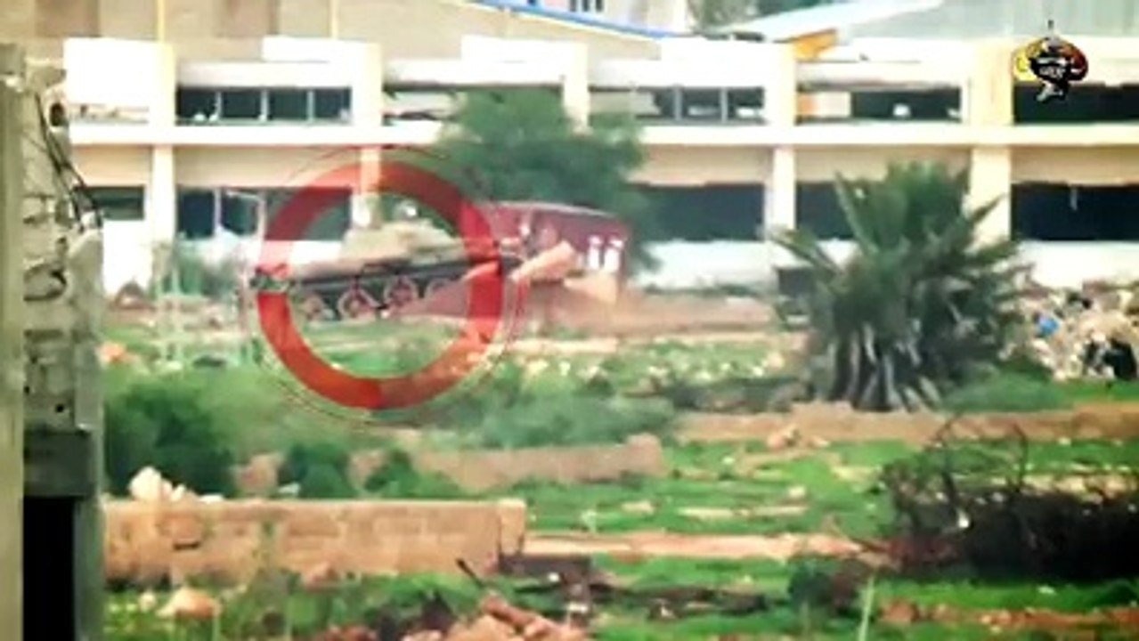 تدمير دبابة تابعة لمليشيات حفتر في محور المساكن ببنغازي