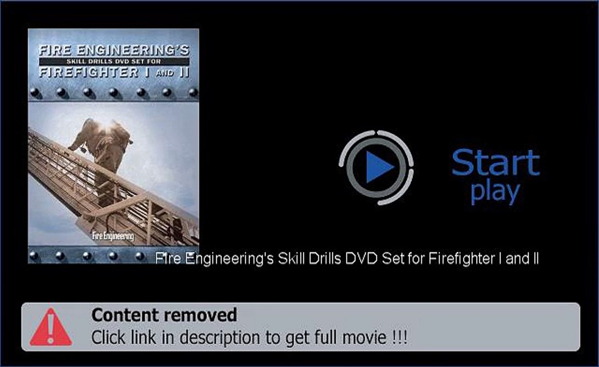 Fire Engineering's Skill Drills DVD Set for Firefighter I and II HD Watch Online