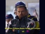 Interview Philippe Badin Coach Limoges 2015-01-10 lors de la rencontre Limoges VS Ansières
