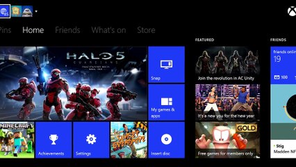 Xbox One : détail de la mise à jour de février 2015