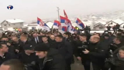 Sırbıstan Basbakanı Kosova Zıyaretınde Mıllıyetcı Konusmalar -Tv Kaydı