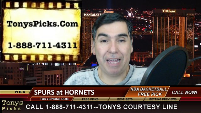 Charlotte Hornets vs. San Antonio Spurs Free Pick Prediction NBA Pro Basketball Odds Preview 1-14-2015