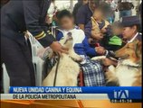 La Policía Metropolitana formó su nueva unidad canina y equina