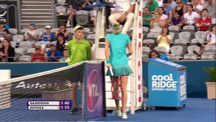 Sídney - Kvitova, a semis