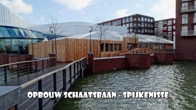 Opbouw Schaatsbaan Winterland / Spijkenisse - Nissewaard 2015